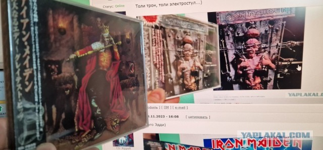 Эдди Хед на обложках Iron Maiden