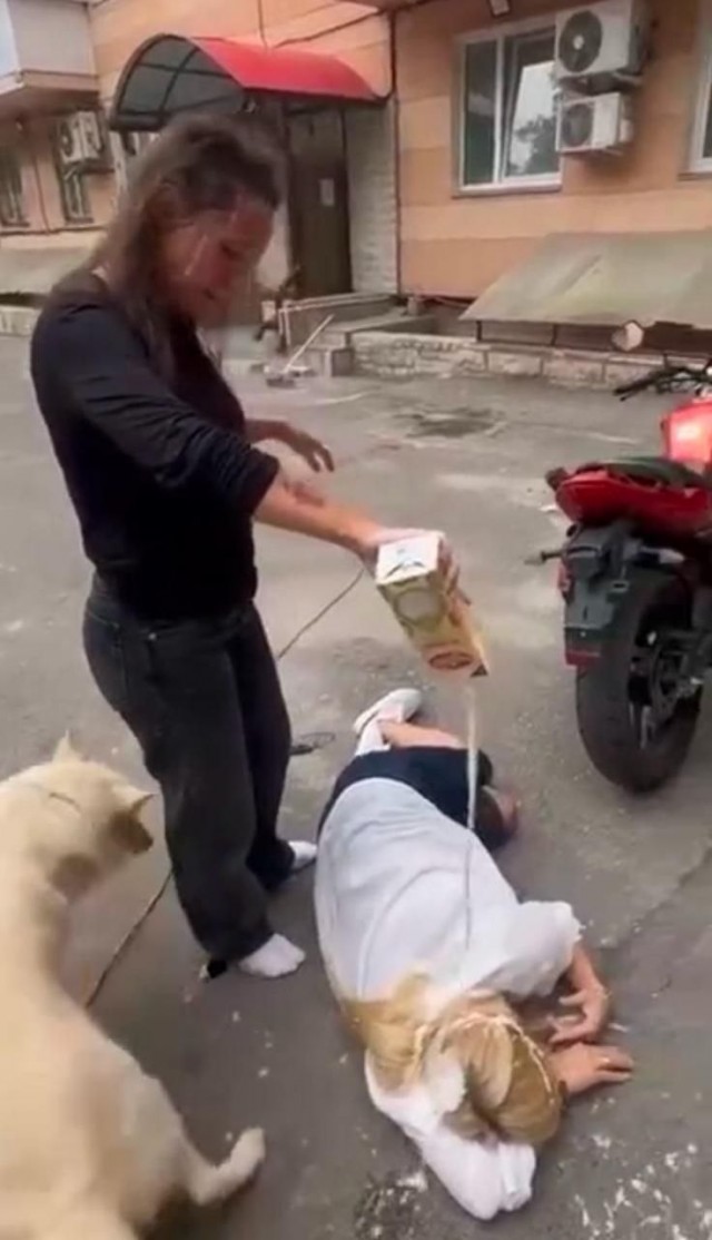Воронежский дворик. Там похоже все с приветом.