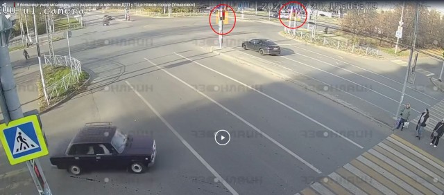 ❗ В больнице умер младенец, пострадавший в жёстком ДТП у ТЦ "Парус" в Новом городе (Ульяновск)
