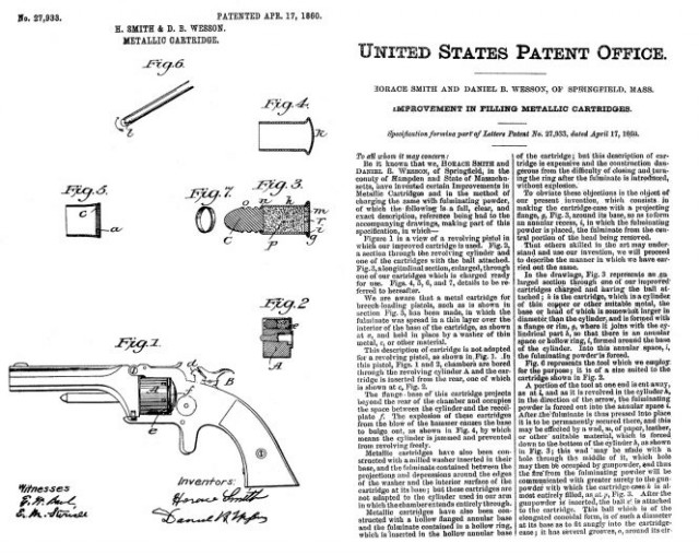 Револьвер Смит и Вессон модель №1 первый выпуск и его разновидности (Smith & Wesson Model №1 First Issue Revolver)