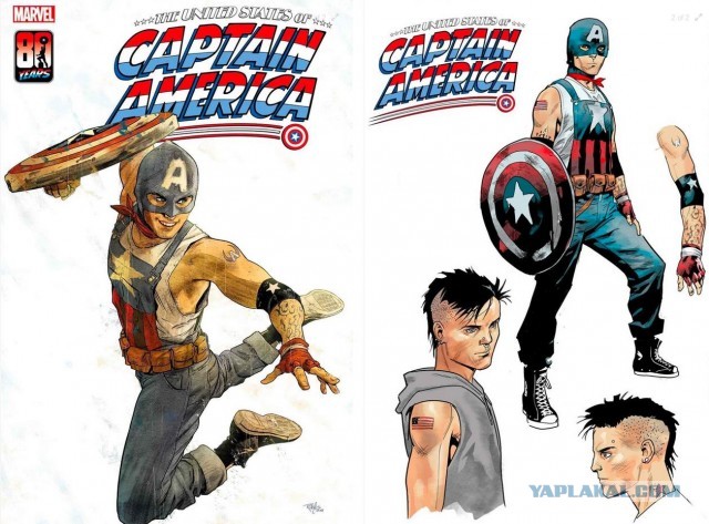 Супергерой Marvel Капитан Америка станет геем