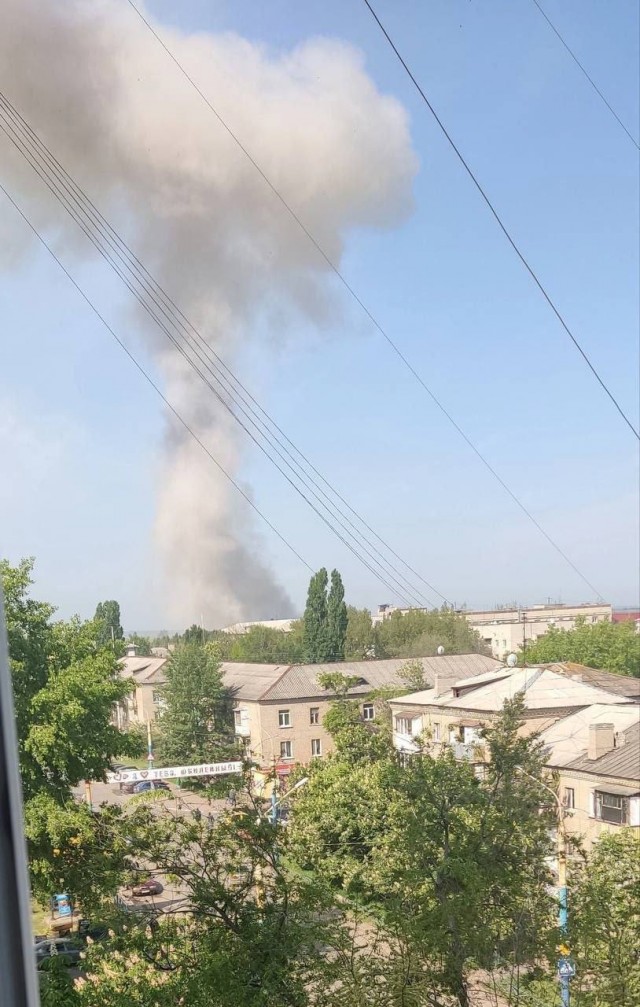 Луганск обстреляли сейчас.