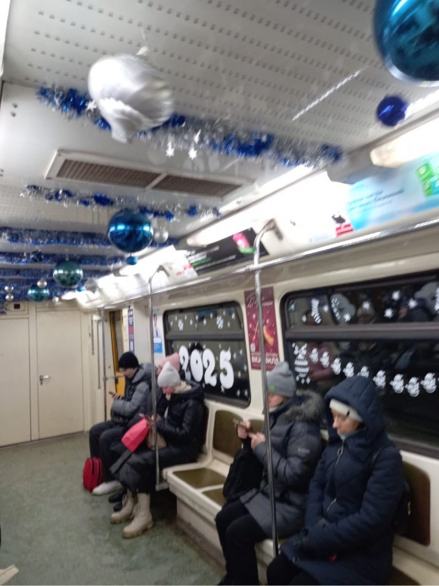Метро предпраздничное