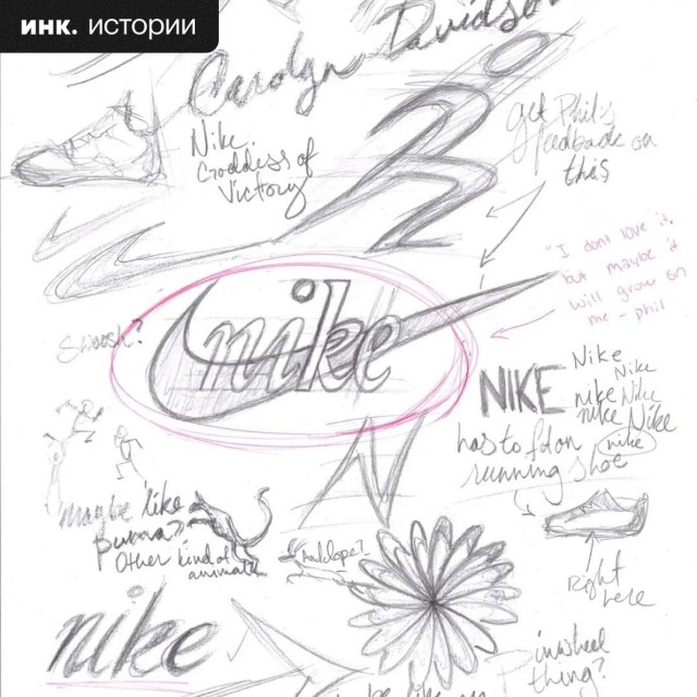 История логотипа Nike