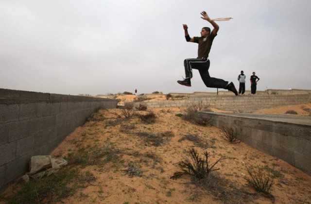 Паркур в секторе Газа