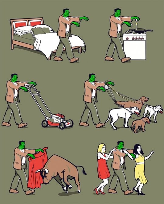 Один день из жизни Франкенштейна