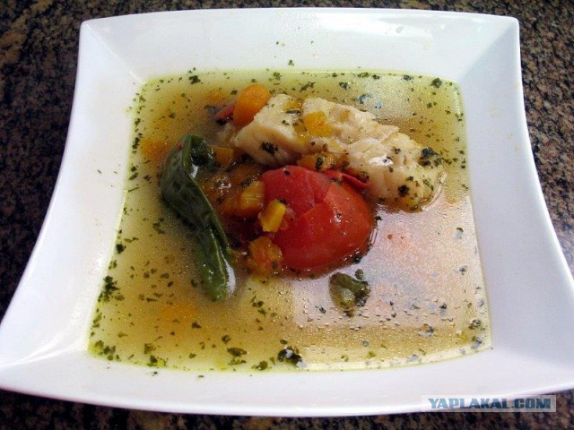 Похлебка из сушеной трески - Olla de bacalao seco
