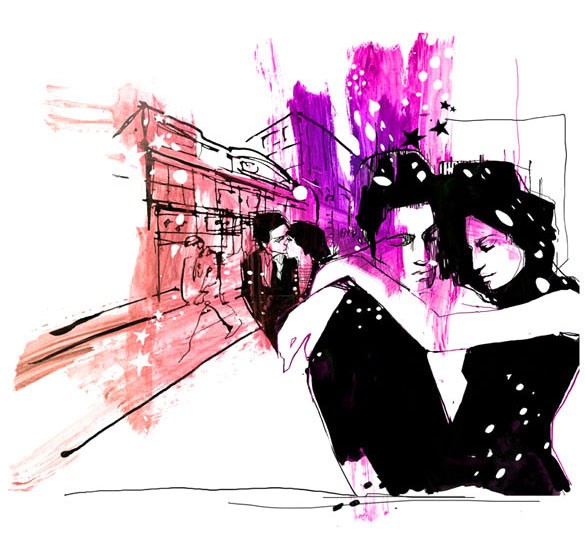 Серия Acrylic And Ink от Стины Персон