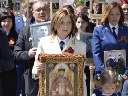 А депутат Поклонская сможет доказать, что она верующая?