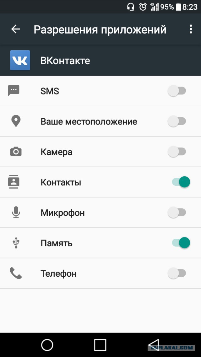 Приложение «ВКонтакте» следит за пользователями