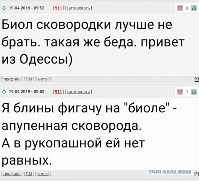 Проблемы с чугунной сковородкой