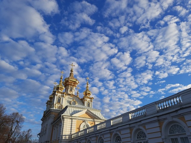 "Горящее небо" - необыкновенный закат в Санкт-Петербурге