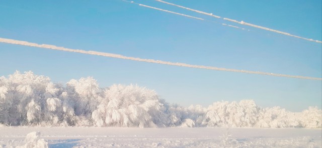 Железная дорога зимой