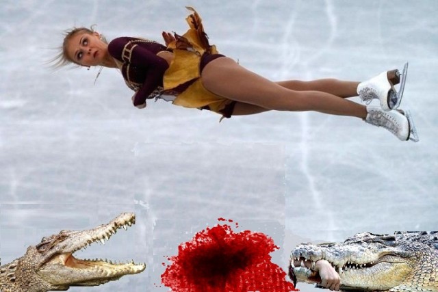 Фотожаба: Фигуристка