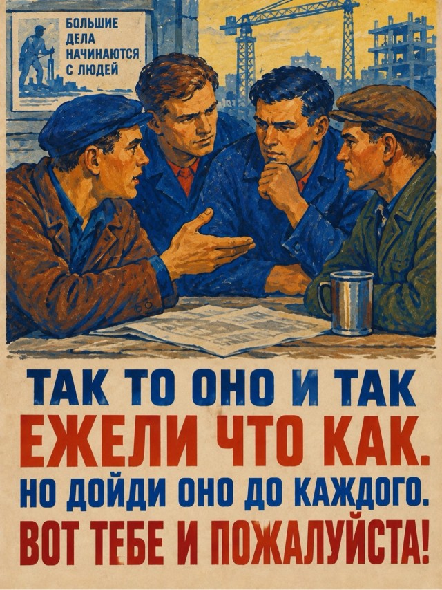 Яркое и лаконичное визуальное искусство, созданное для быстрой агитации, пропаганды и связи с народом