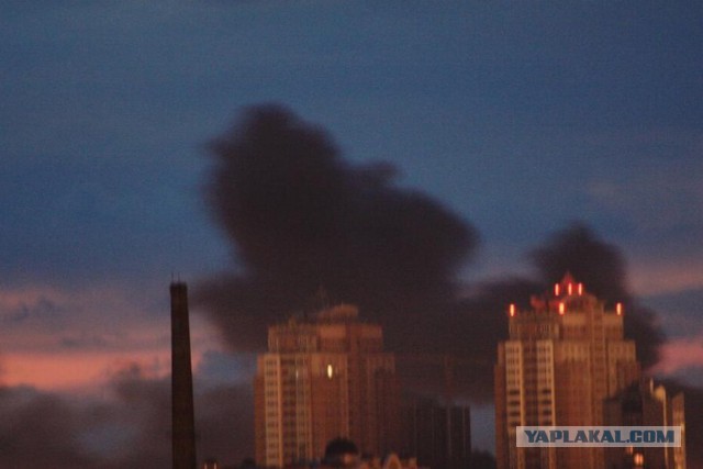 Начался обстрел аэродрома и окрестностей в Донецке