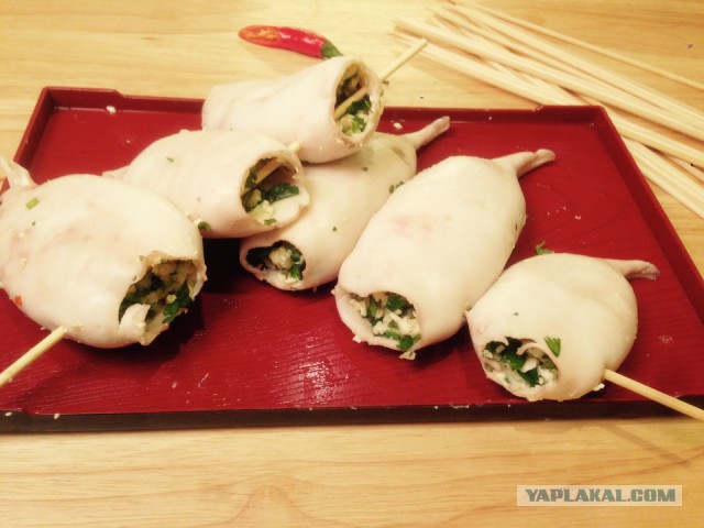 Кальмар фаршированный