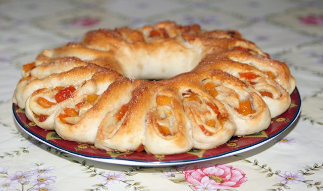Праздничный пирог с тыквой