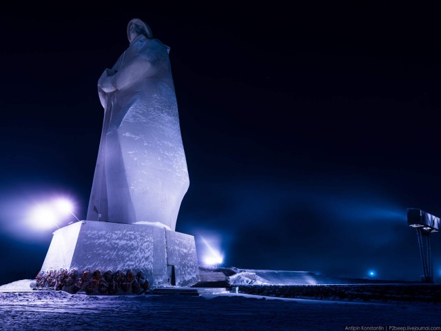 Полярная ночь. Мурманск