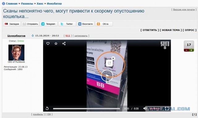 Сканы непонятно чего, могут привести к скорому опустошению кошелька...