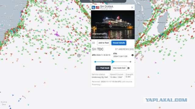 Россияне устроили голодовку на борту лайнера, который заглох по пути в Антарктиду