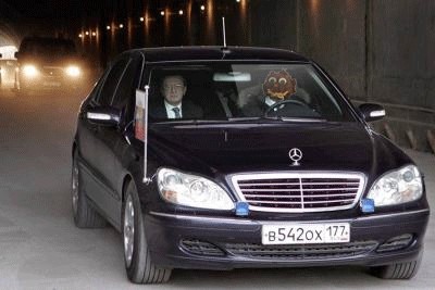 Фотожаба: Случай на правительственной трассе