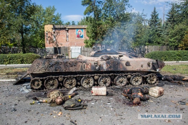 ФСБ публикует кадры уничтоженных украинских БМП
