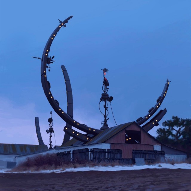 Научно-фантастический гиперреализм от Simon Stålenhag