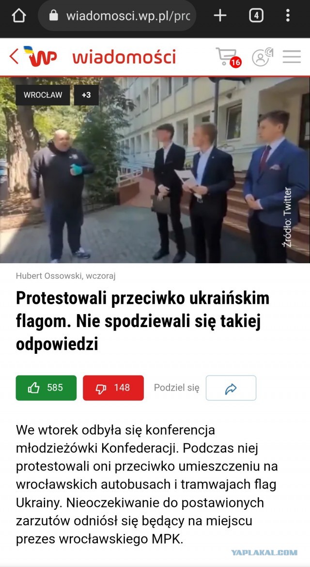 Поляки выразили недовольство обилием украинских флагов
