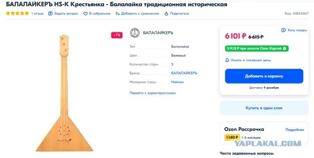 Про Российский рынок балалаек
