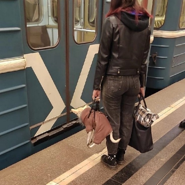 Модники из российского метрополитена