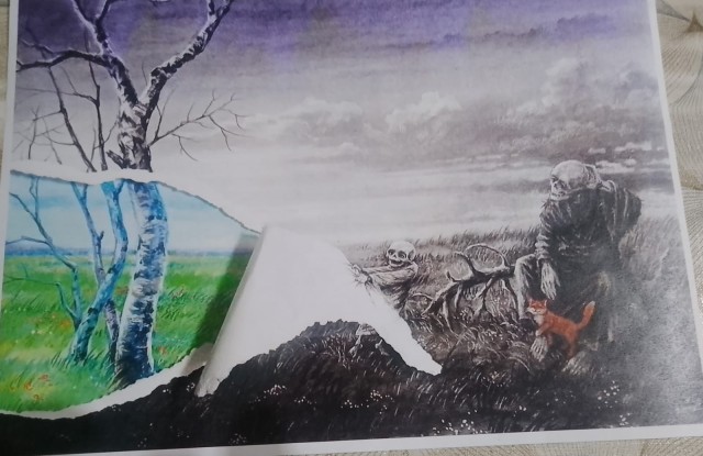 Товарищи, тут было стихотворение про рыжего кота уходящего на радугу.