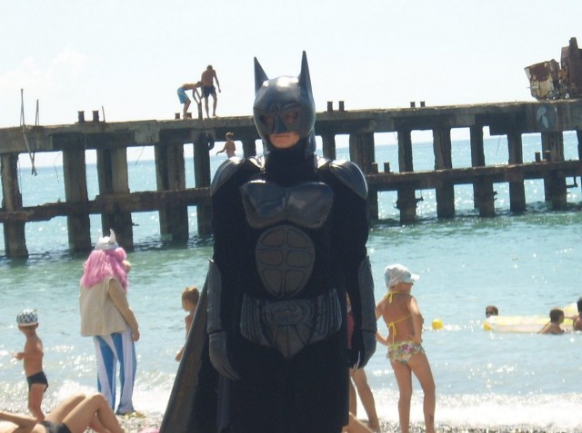 Бэтмен на пляже