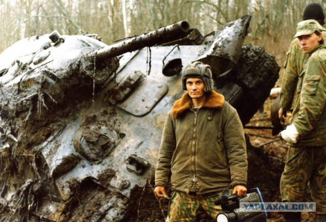 Раскопки огнеметного танка ОТ-34/76
