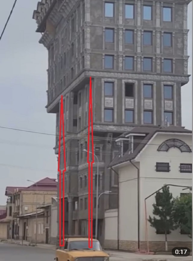 12-этажное здание в спальном районе в Самарканде