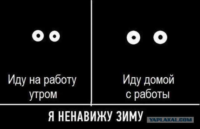 Снег и мороз в деревне