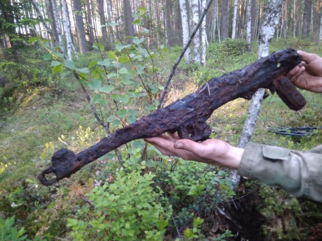 Железные следы прошлого. Расследуем случившееся на лесном болоте