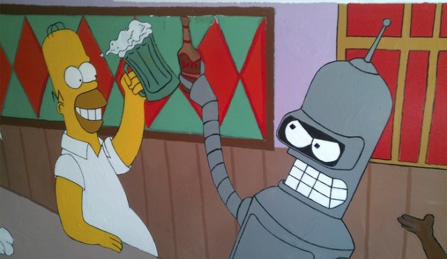 Позитивная раскраска подъезда