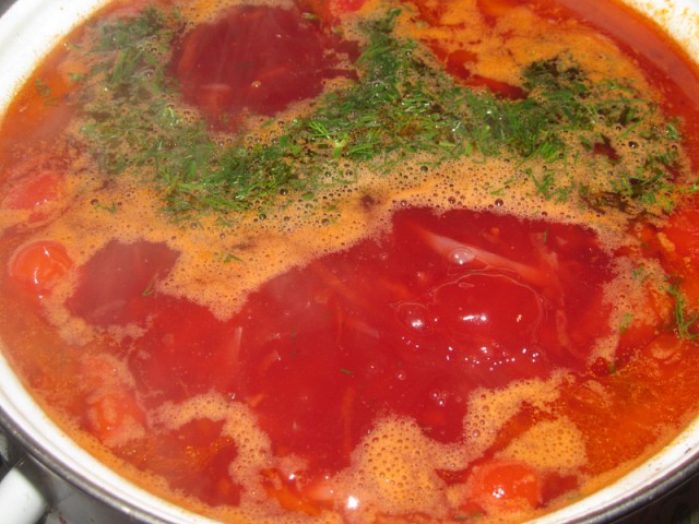 И снова украинский борщ