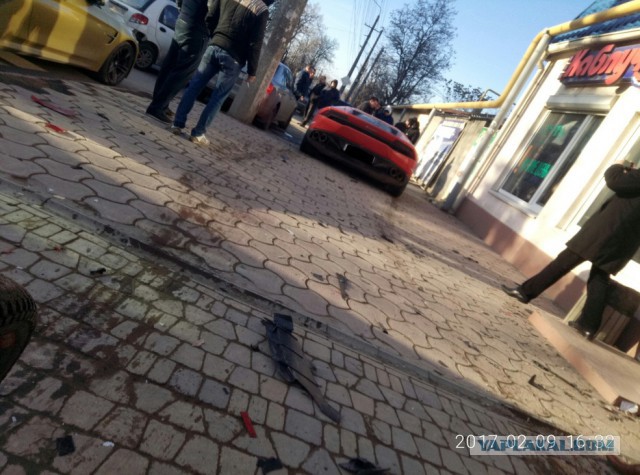 Lamborghini разбилась о Matiz в Симферополе