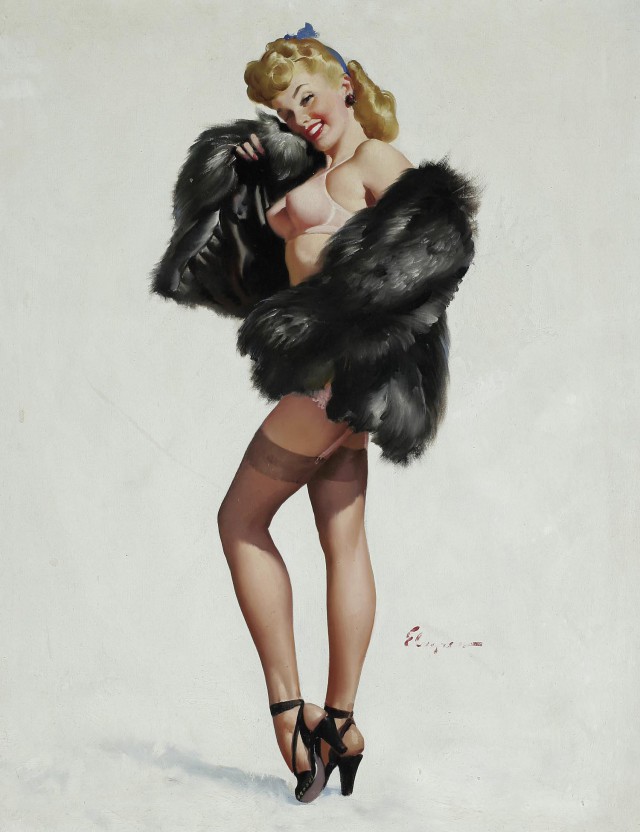 PIN-UP искусство Old school