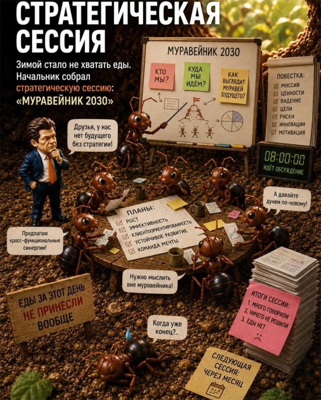 Эффективный руководитель муравейника
