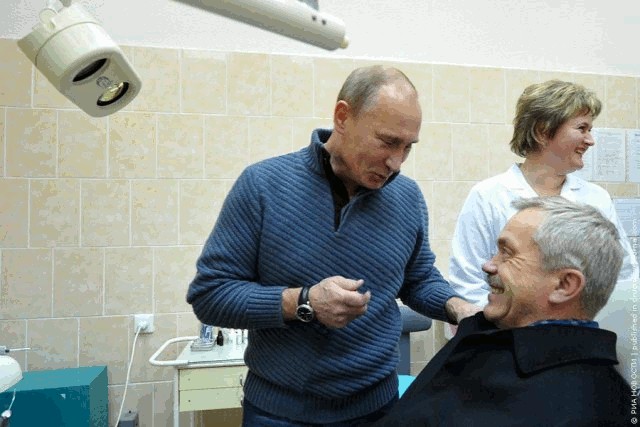 Фотожаба: Стоматолог Путин
