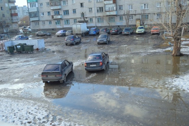 А из нашего окна