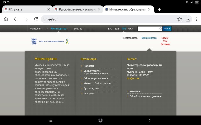 Русский мальчик и эстонская девочка
