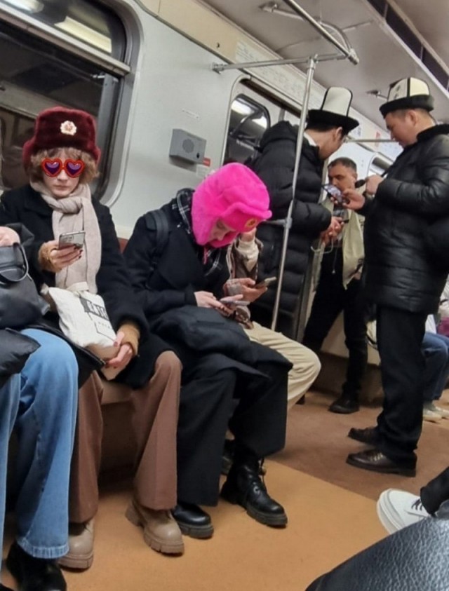 Модники из российского метрополитена
