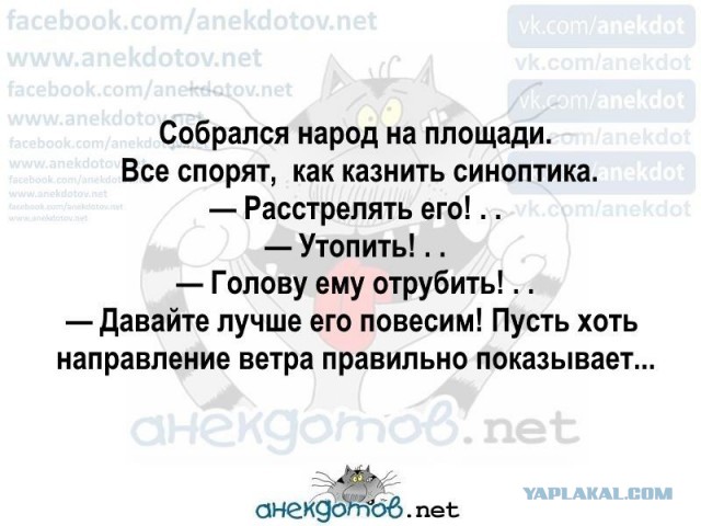 Какие синоптики мудаки!