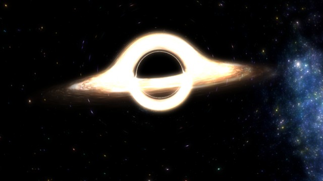 NASA показала, как выглядит супермассивная черная дыра
