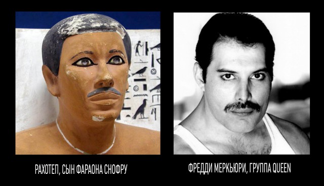 Один в один! 17 людей, животных и вещей, которые невероятно похожи друг на друга.
