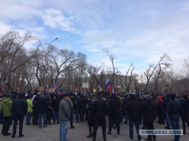 Задержания происходят на антикоррупционных акциях «Он нам не Димон»
